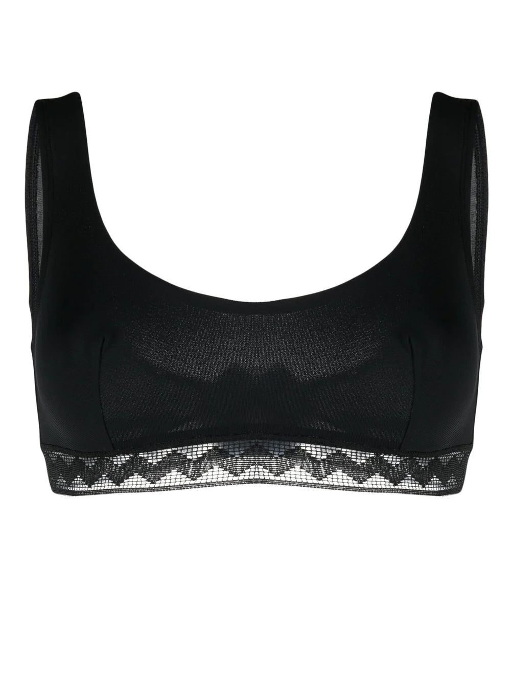 ERES lace-panel scoop-neck bra