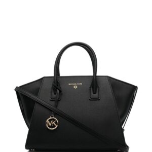 Michael Michael Kors logo-plaque leather tote bag