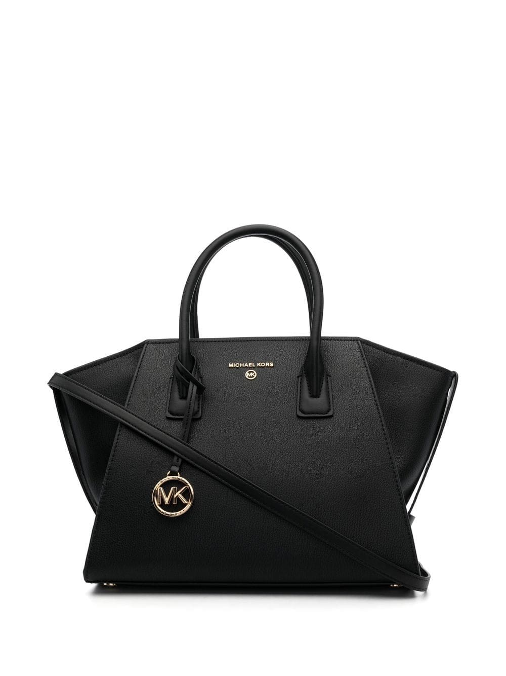 Michael Michael Kors logo-plaque leather tote bag