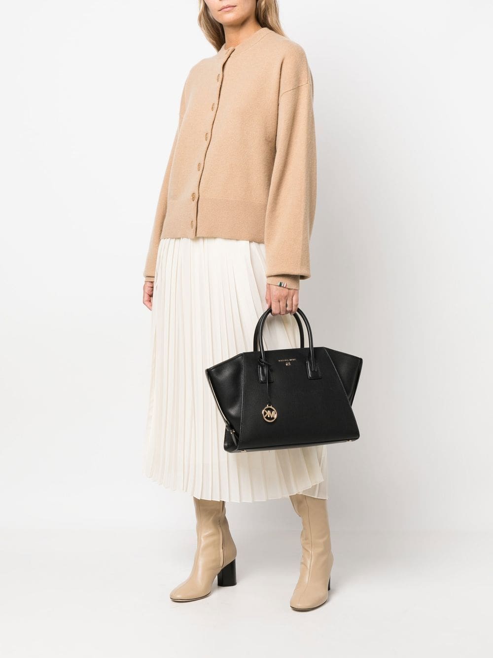 Michael Michael Kors logo-plaque leather tote bag - Image 2