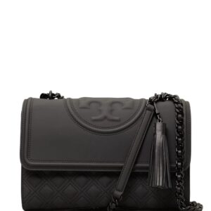 Tory Burch  leather logo-embossed shoulder bag