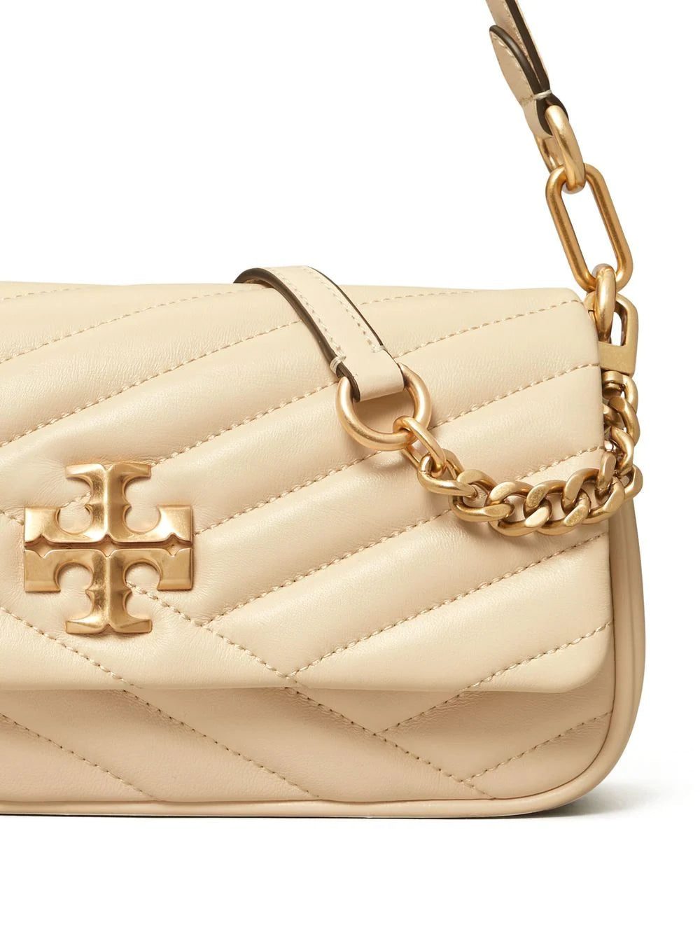 Tory Burch quilted logo-plaque shoulder bag - Image 3