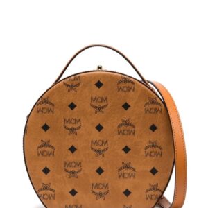 MCM mini Visetos Hat Box bag