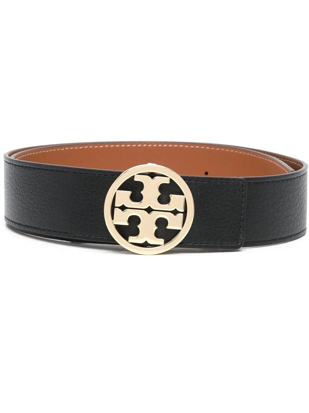 Tory Burch logo-buckle leather belt