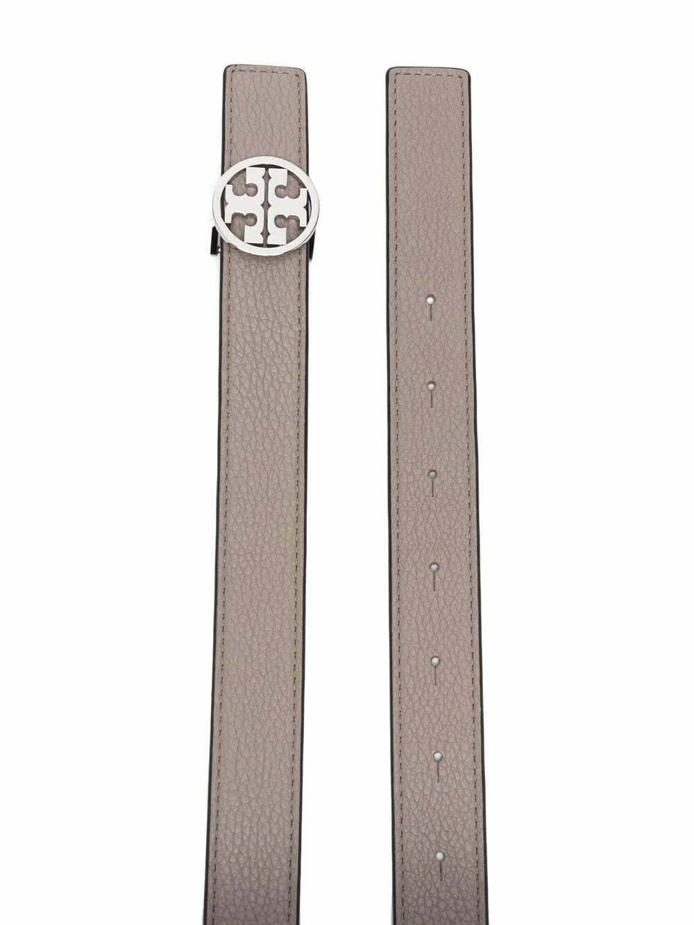 Tory Burch logo-plaque buckle belt - Image 2