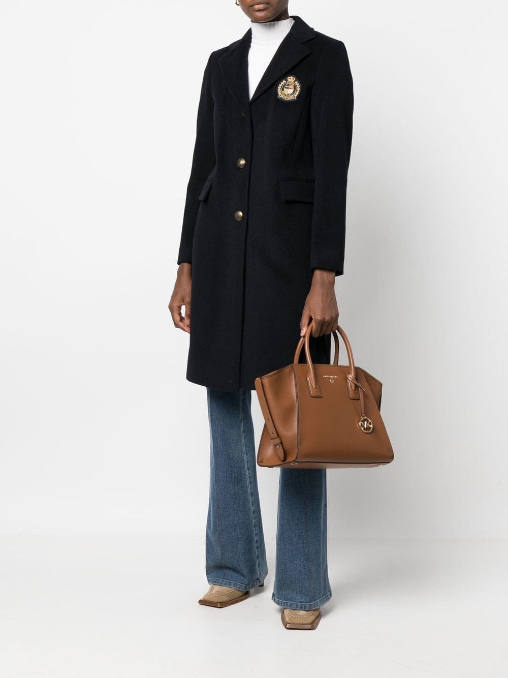 Michael Michael Kors logo-plaque leather tote bag - Image 2