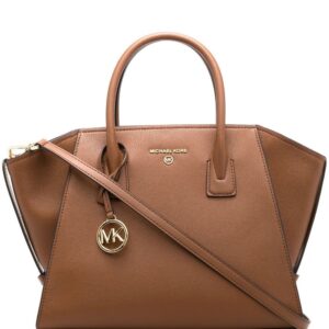 Michael Michael Kors logo-plaque leather tote bag