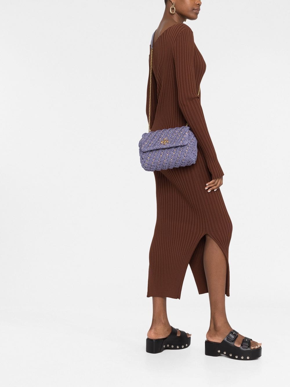 Tory Burch Kira crochet-knit shoulder bag - Image 2