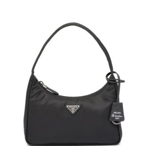 Prada logo-plaque mini bag