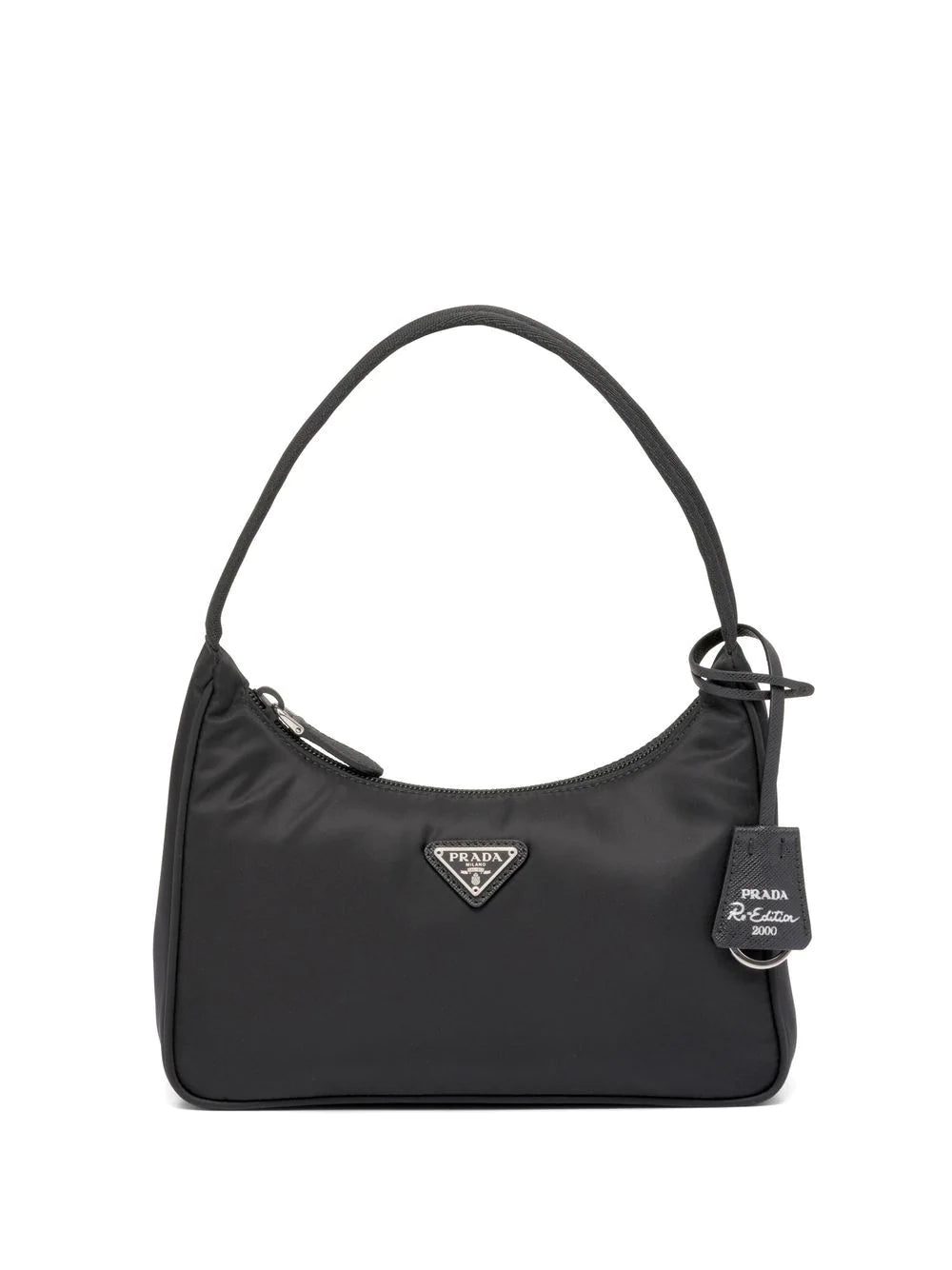 Prada logo-plaque mini bag