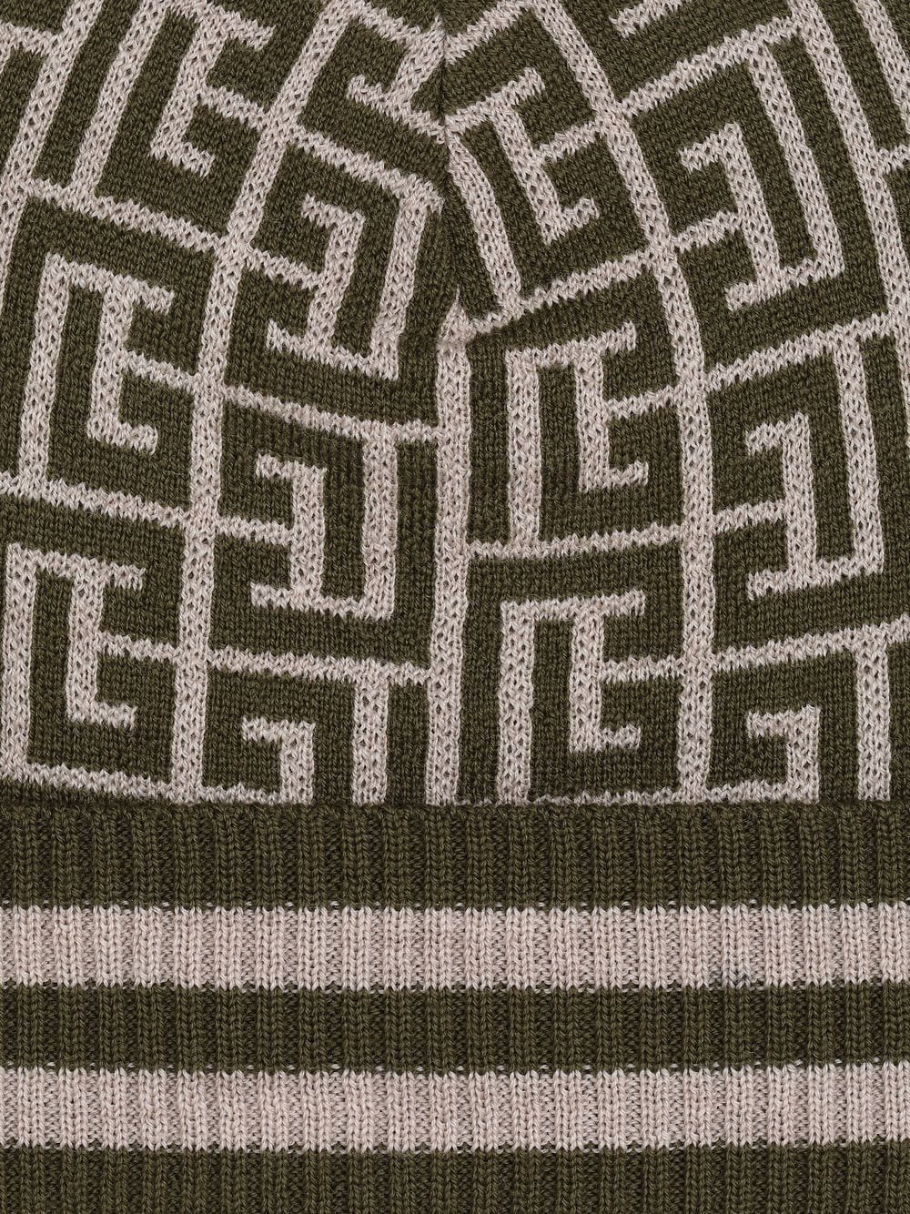 Balmain monogram wool beanie - Image 2