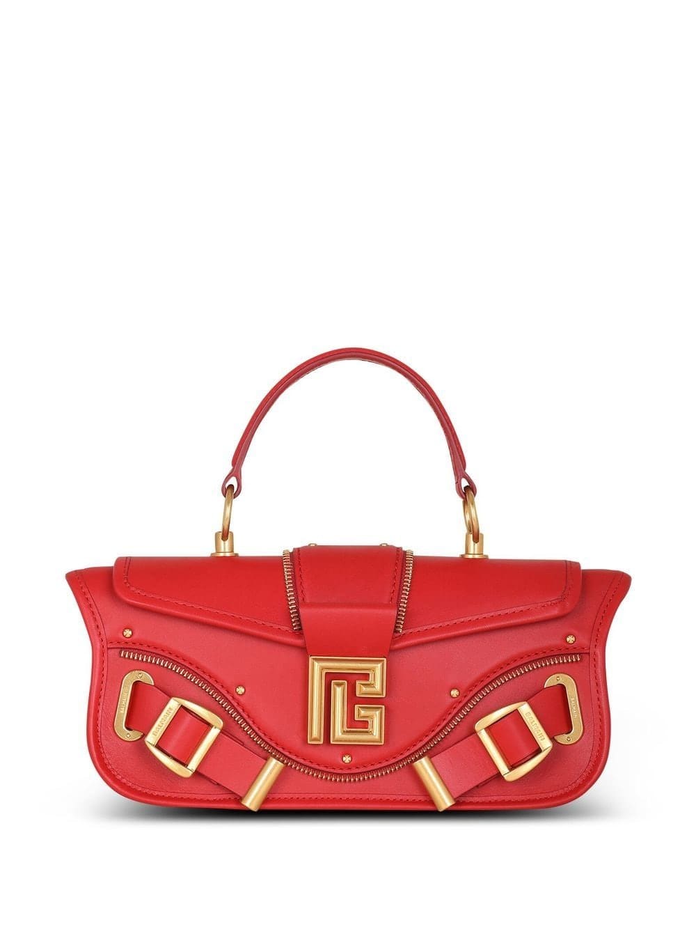 Balmain Blaze leather shoulder bag