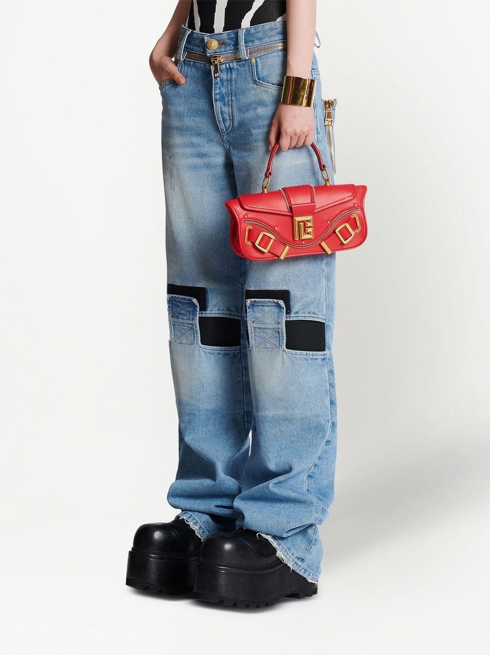 Balmain Blaze leather shoulder bag - Image 2