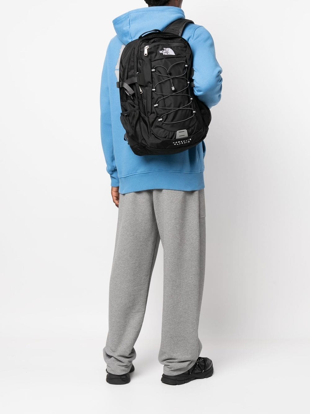 The North Face logo zipped backpack - Image 3