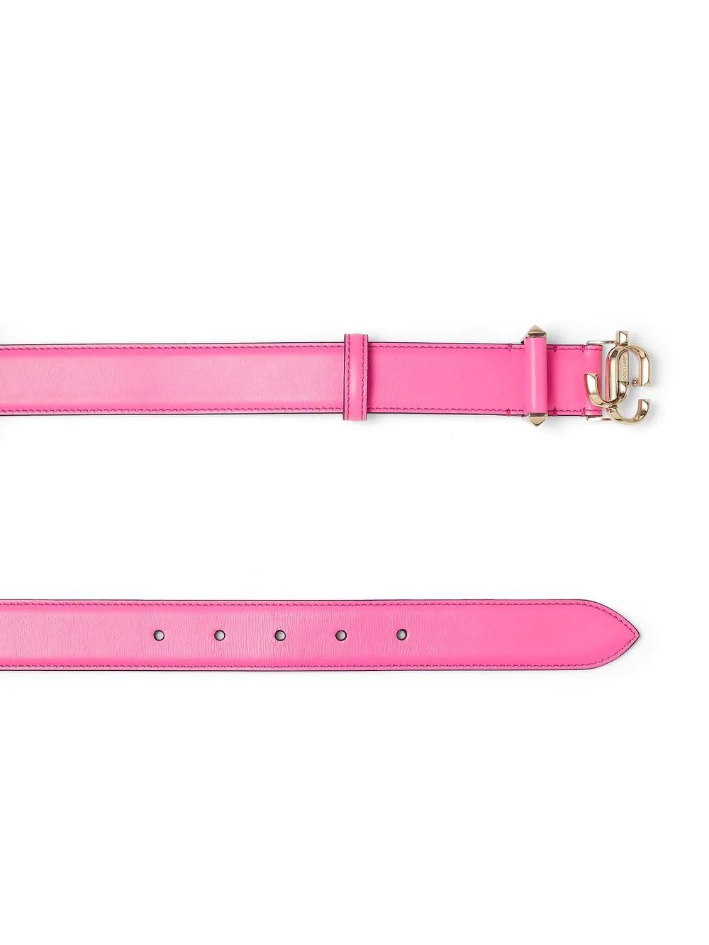 Jimmy Choo logo-buckle leather belt - Image 2