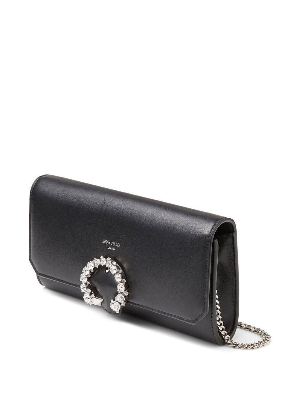 Jimmy Choo crystal-buckle clutch-bag - Image 3