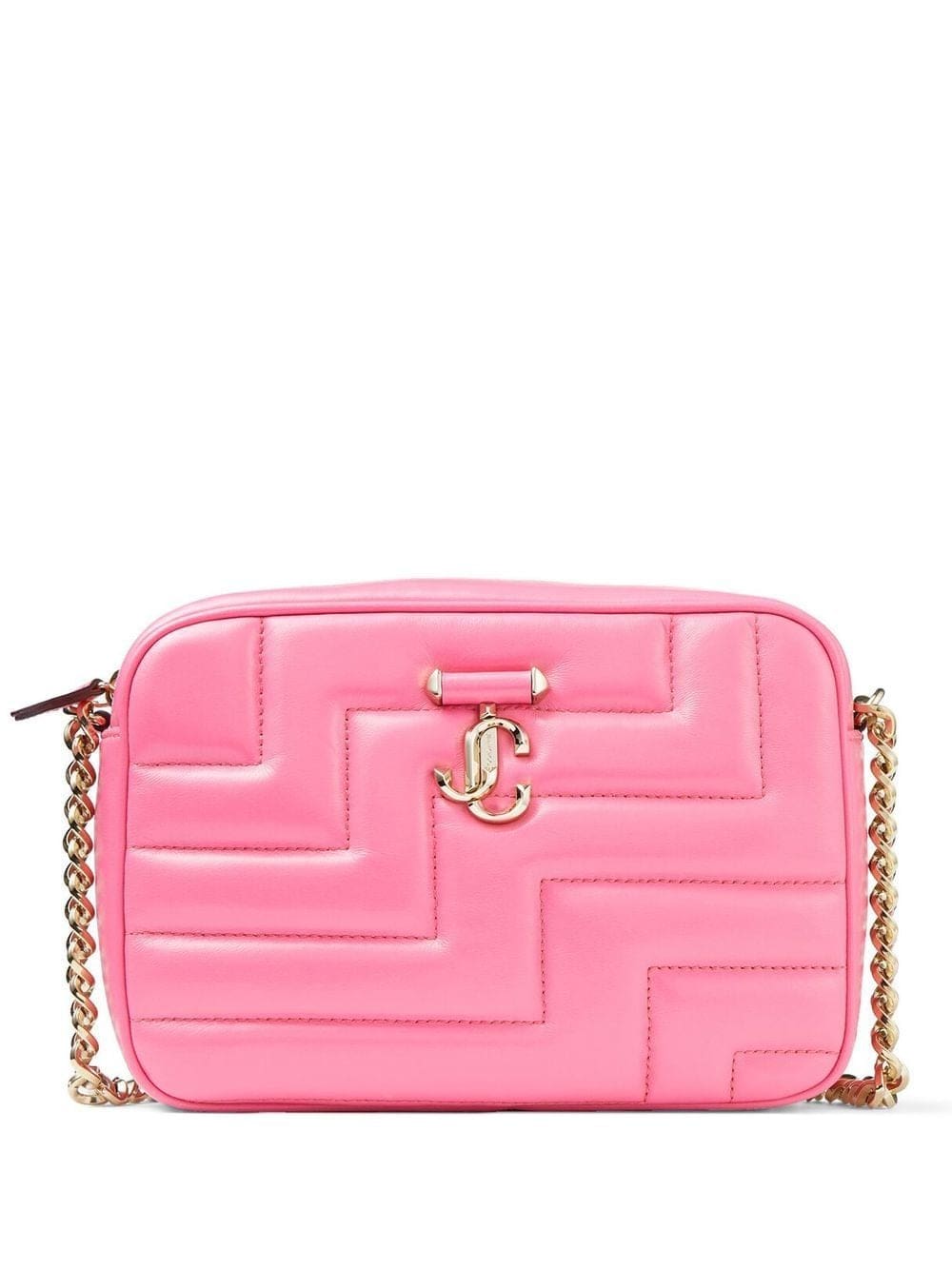 Jimmy Choo medium Avenue quilted camera bag