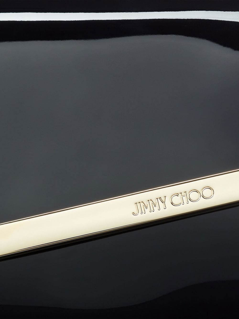 Jimmy Choo Emmie patent leather clutch bag - Image 4
