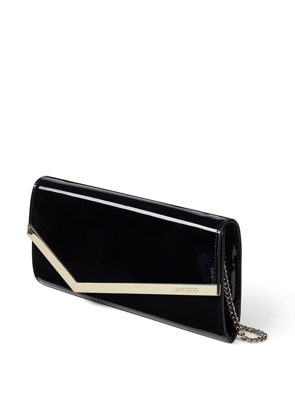 Jimmy Choo Emmie patent leather clutch bag - Image 3
