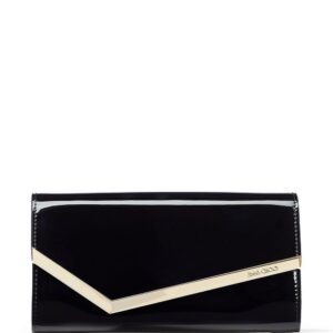 Jimmy Choo Emmie patent leather clutch bag
