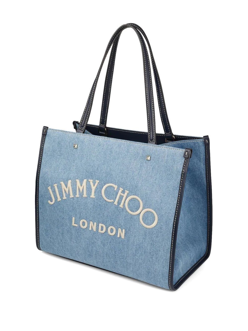 Jimmy Choo Varenne denim tote bag - Image 3