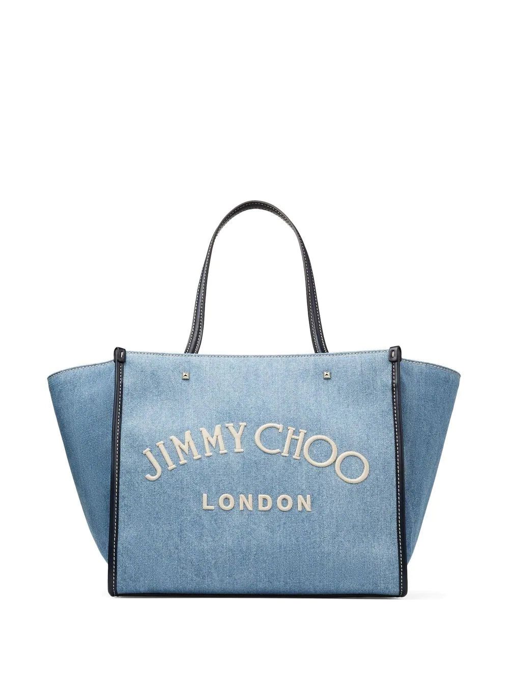 Jimmy Choo Varenne denim tote bag