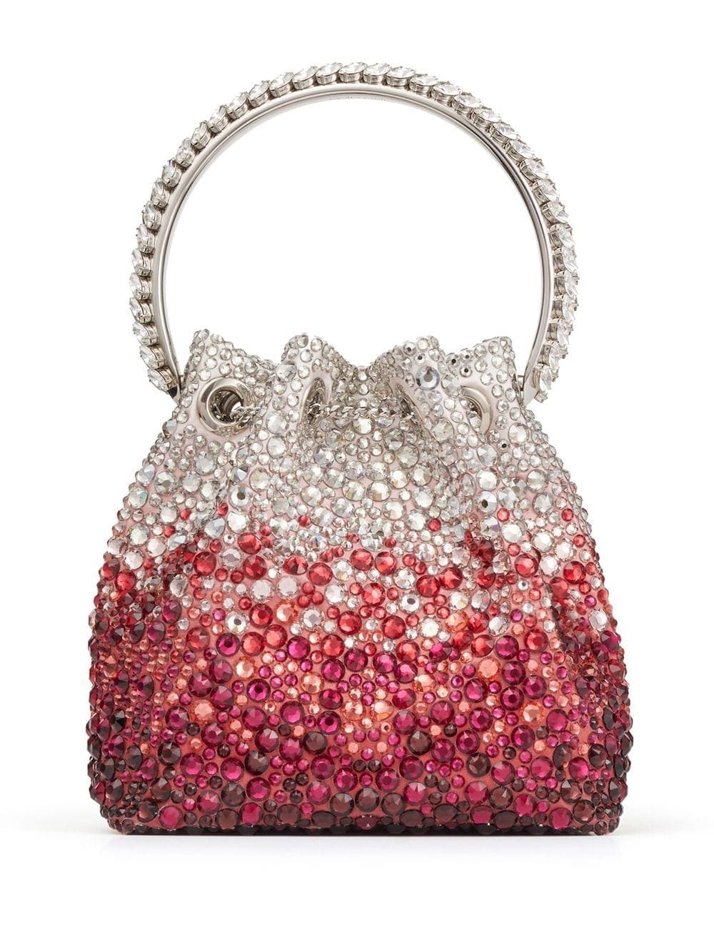 Jimmy Choo Bon Bon crystal-embellished bucket bag - Image 2