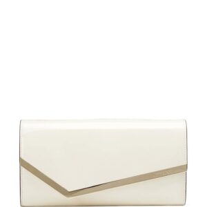 Jimmy Choo Emmie leather clutch bag