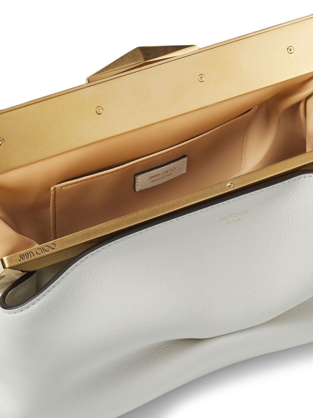 Jimmy Choo diamond frame clutch bag - Image 4