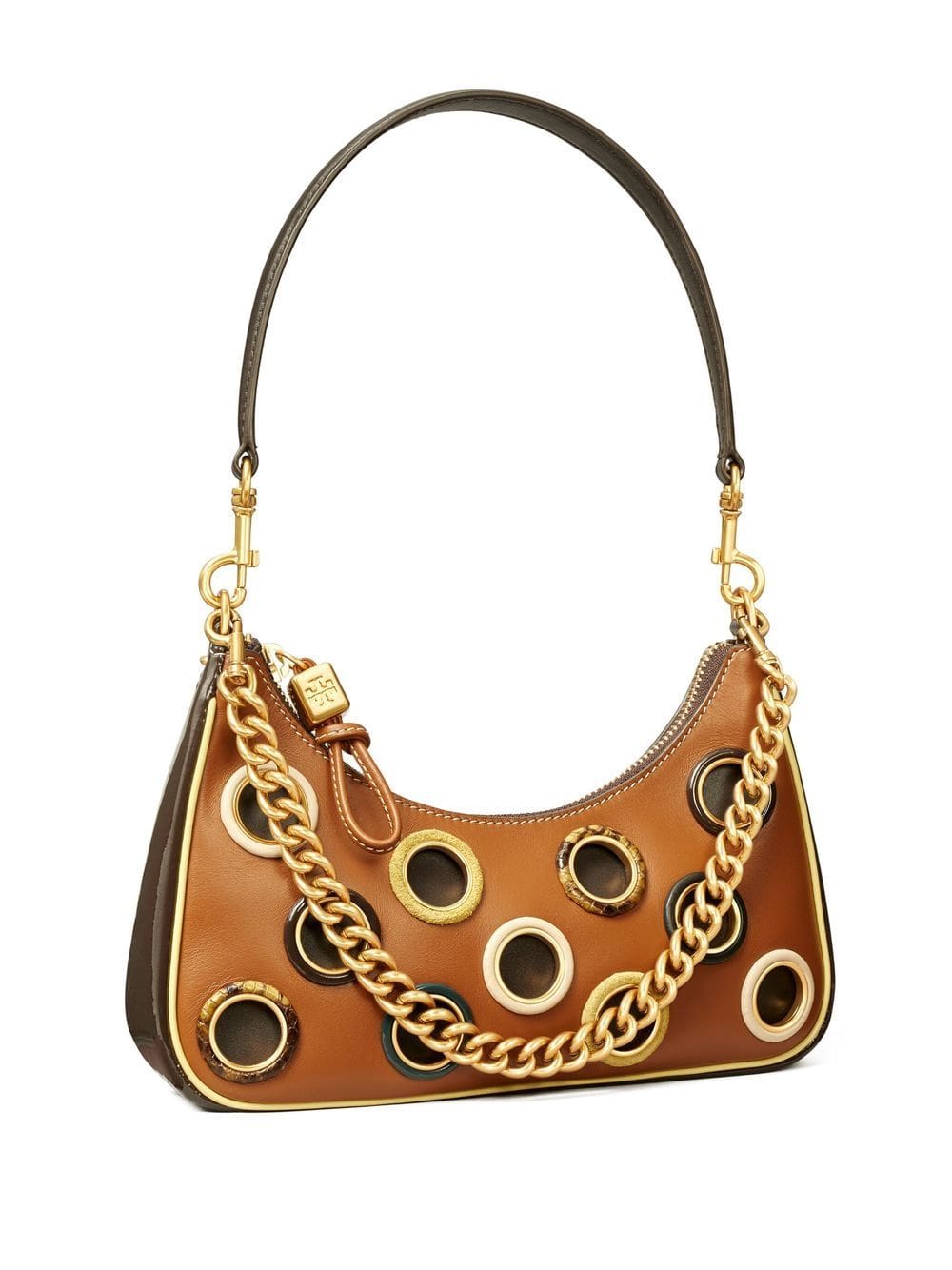 Tory Burch small Mercer Grommet Crescent bag - Image 3