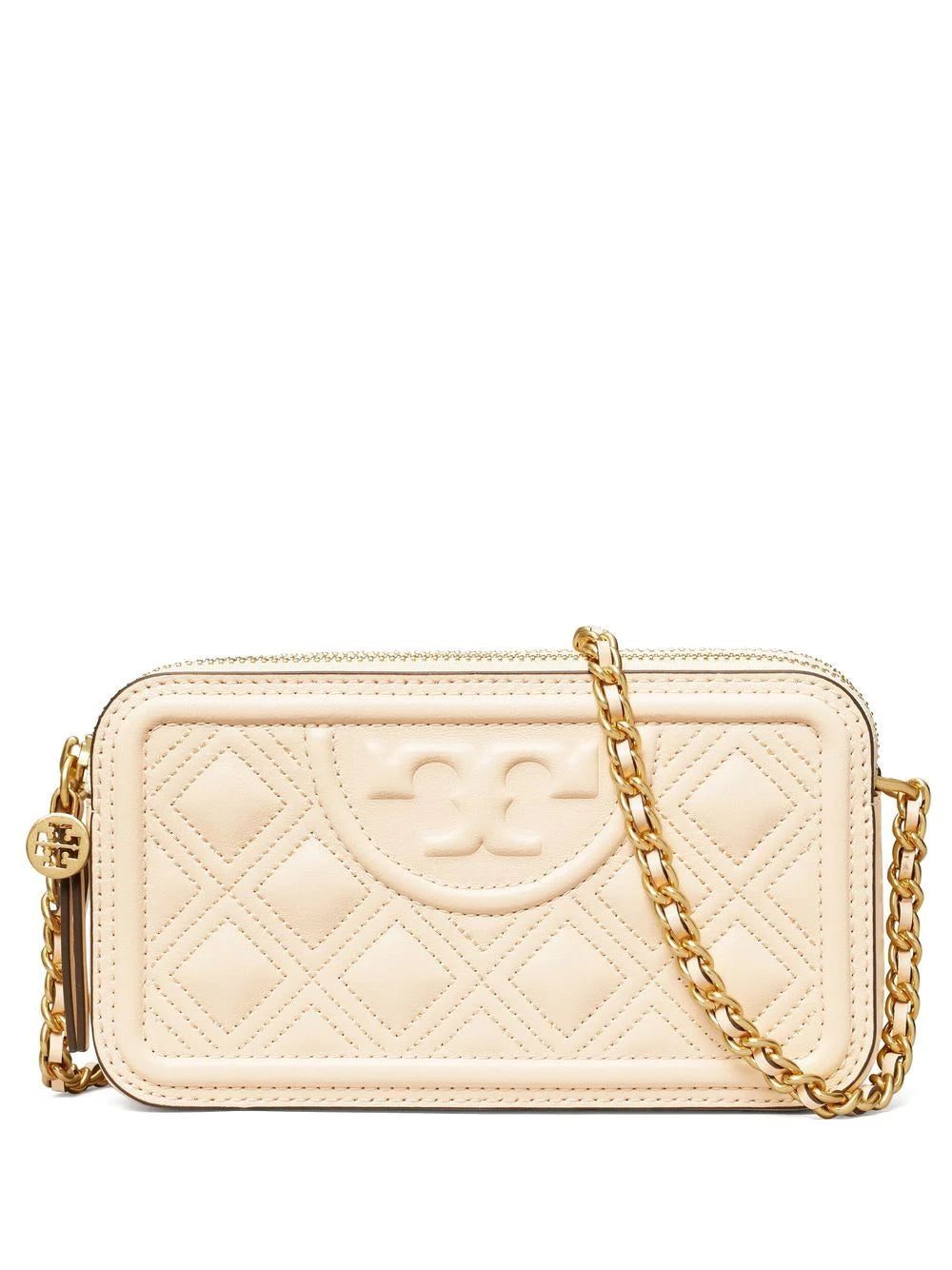 Tory Burch Fleming embossed crossbody bag