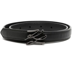 Karl Lagerfeld  logo-buckle leather belt