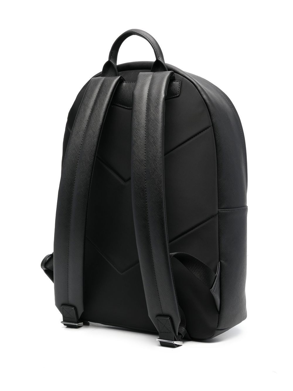 Emporio Armani logo-print leather backpack - Image 3
