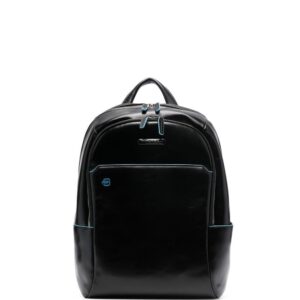 PIQUADRO calf-leather two-zip backpack