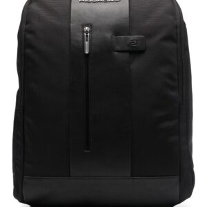 PIQUADRO logo-patch backpack