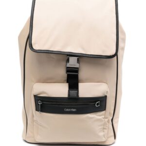 Calvin Klein logo-lettering recycled backpack