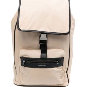 Calvin Klein logo-lettering recycled backpack