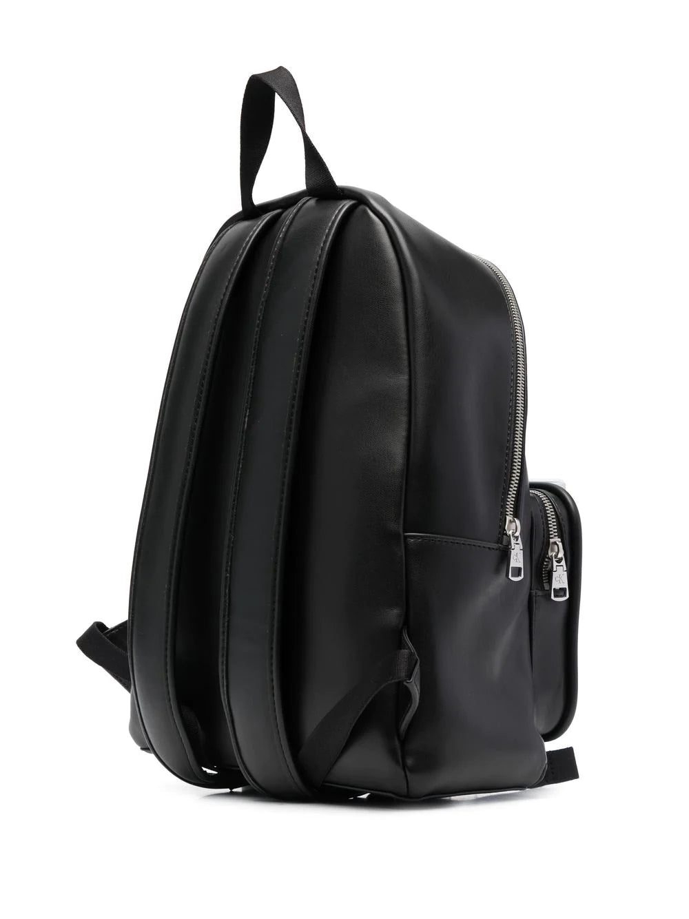 Calvin Klein logo-embossed leather backpack - Image 3