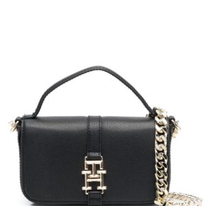 Tommy Hilfiger  logo-plaque chain-link shoulder bag