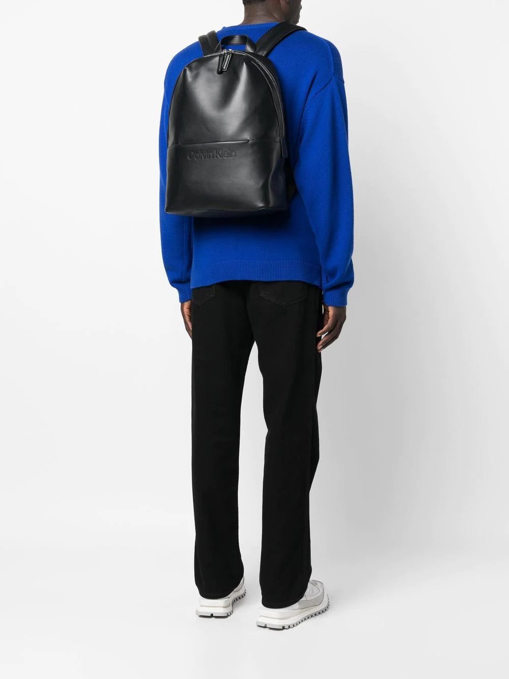 Calvin Klein tonal logo plaque backpack - Image 2