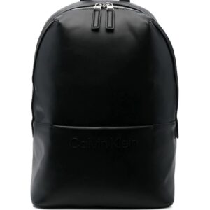 Calvin Klein tonal logo plaque backpack