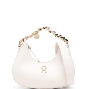 Tommy Hilfiger  logo-plaque chain-link tote bag