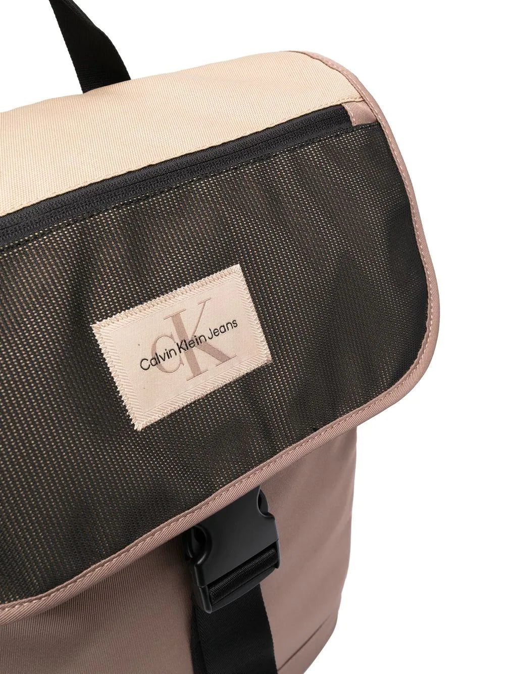 Calvin Klein logo-patch buckled backpack - Image 4