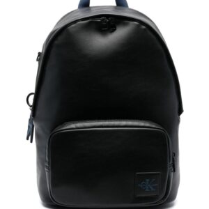 Calvin Klein logo-charm zip-up backpack
