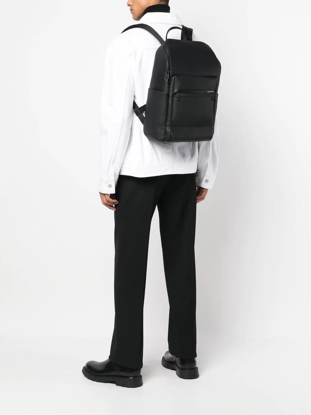 Calvin Klein tonal zip-top backpack - Image 2