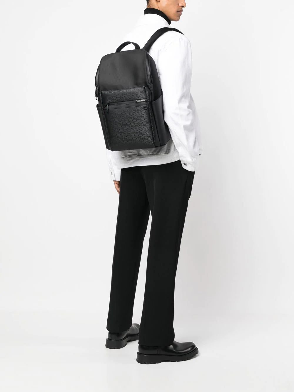 Calvin Klein monogram zip-top backpack - Image 2