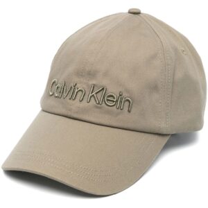 Calvin Klein cotton embroidered-logo cap