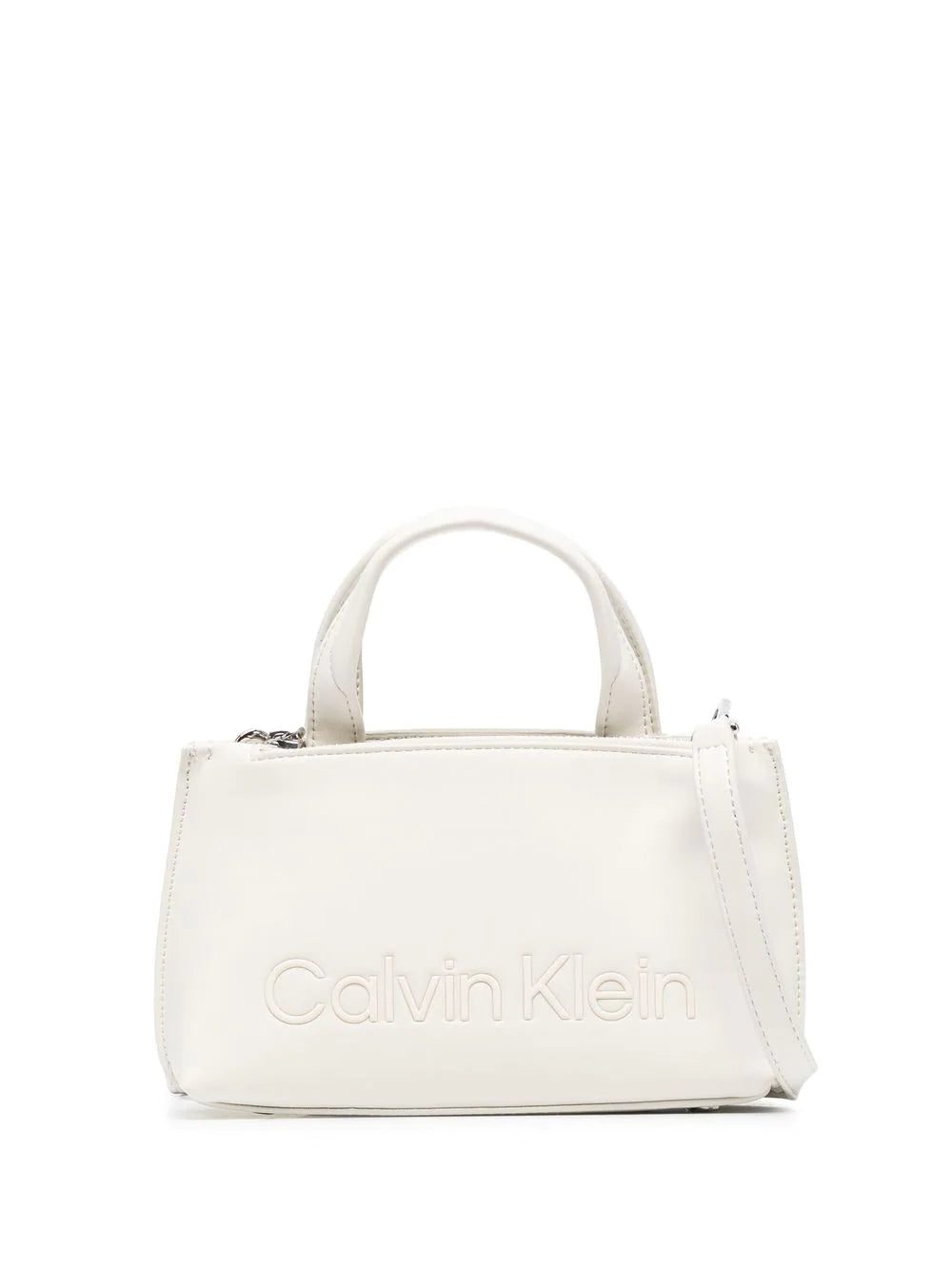 Calvin Klein logo-plaque tote bag