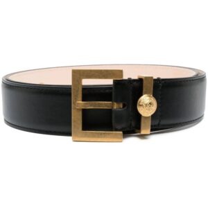 Balmain  leather buckle-belt