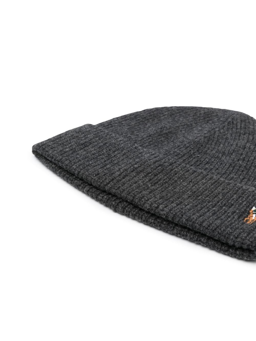 Polo Ralph Lauren ribbed knit embroidered-logo hat - Image 2